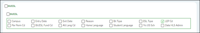 snippet of Create Registration Report with ECDS element highlighted snippet of Create Registration Report with ECDS element highlighted