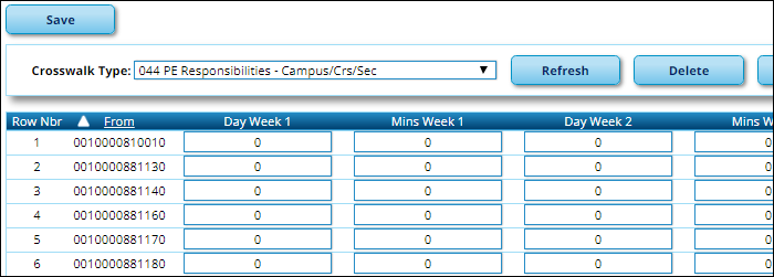 snippet of crosswalk page showing 044 example