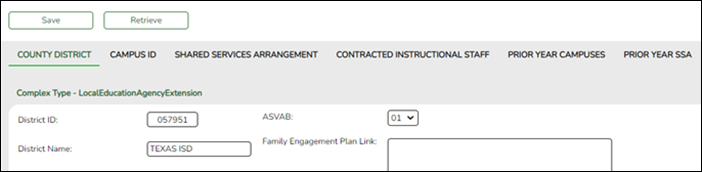 Delete/Update or correct frozen data for county district