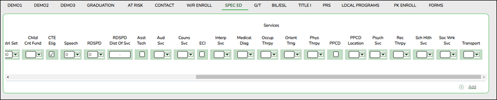 Part 2 Special Ed tab