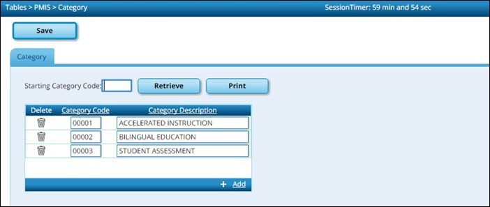 District Administration Category Page