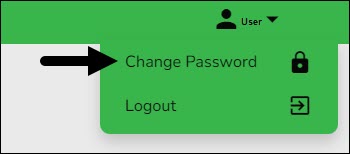 ASCENDER Homepage With Change Password Button