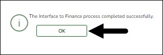 Interface To Finance Message