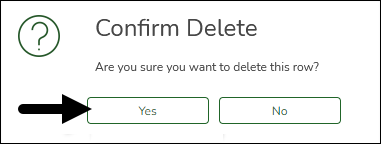 Confirm Delete Message
