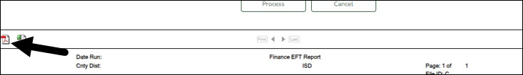 Finance EFT Report