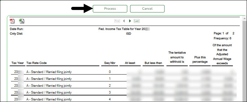 Install Tax Tables Preview