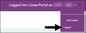CareerPortal Logout