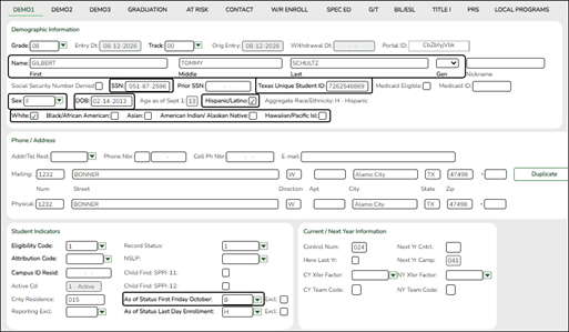  Demo1 Screen