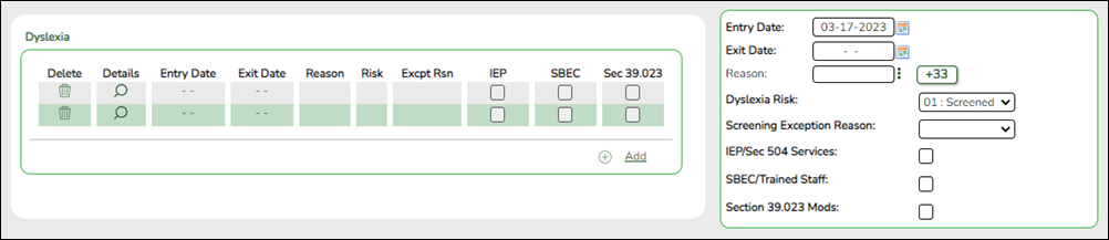 Registration Demo3 Dyslexia Group Box