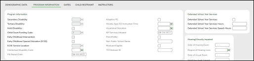 Entended School Year - Program 1/2