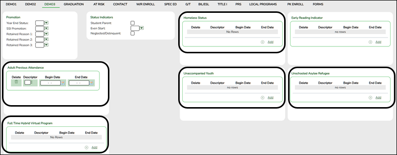 Registration Demo3 page