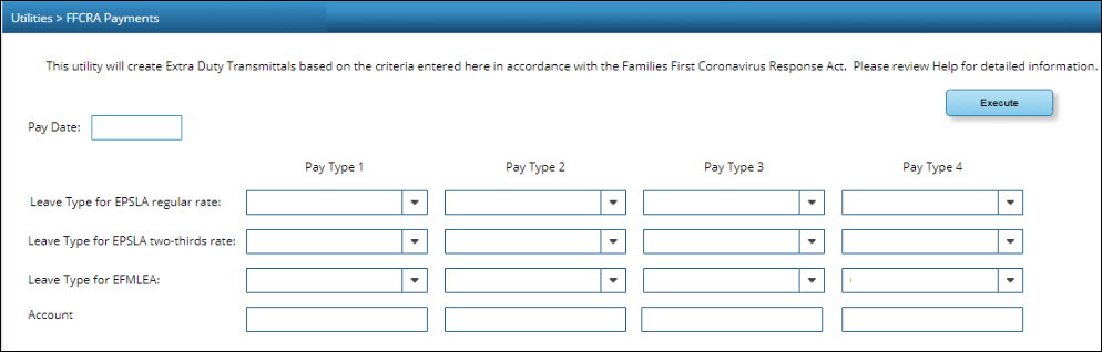 FFCRA Payments Page