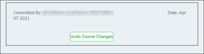 snippet of District Control tab with Undo Course Changes button visible