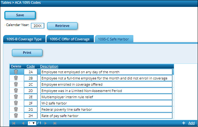 1095C Safe Harbor Tab