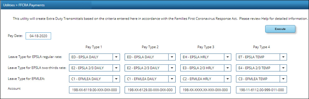 FFCRA Payments Page