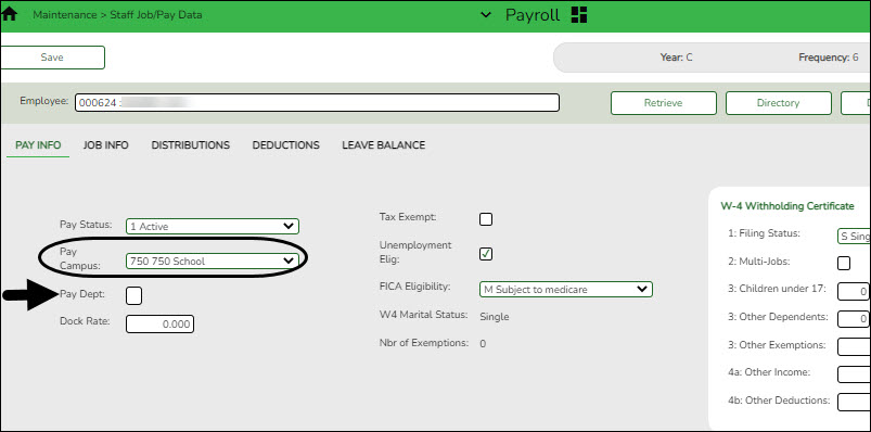 Pay Campus Data