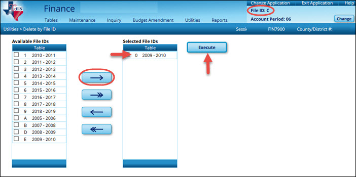 Delete by File ID Page