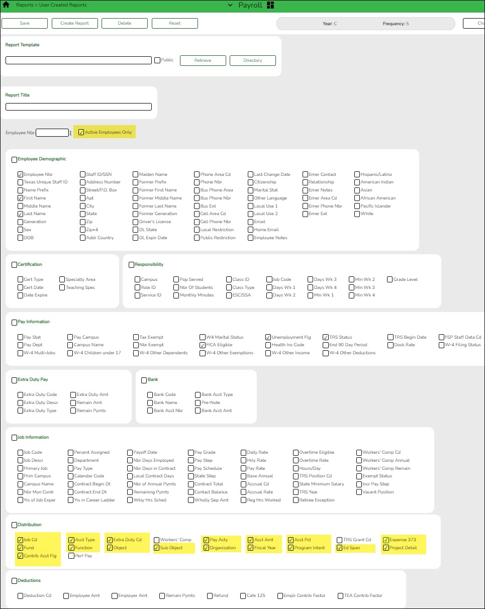 PMIS Import Distribution Data Example