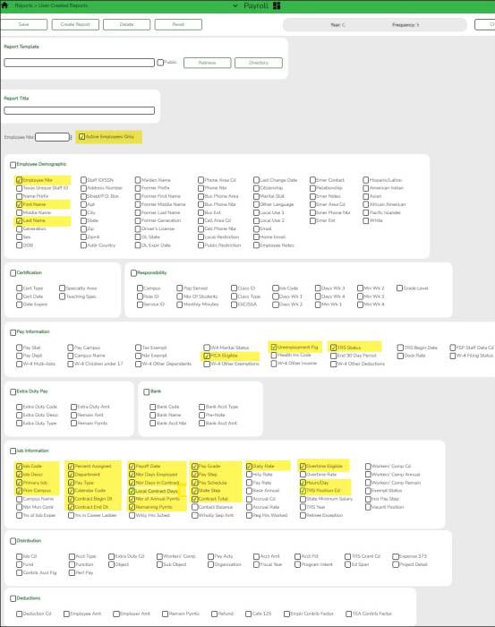 PMIS Import Position Data Example