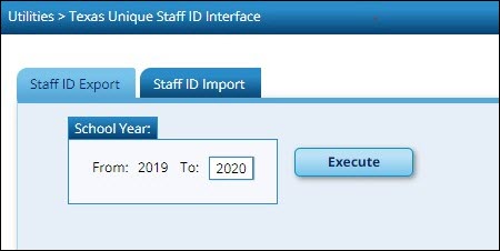 Staff ID Export