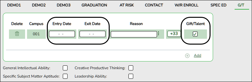 Registration GT page