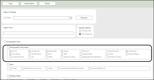 Teaching and Learning Demographic Data