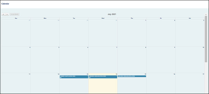 EmployeePortal Calendar