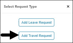 Select Request Type Window