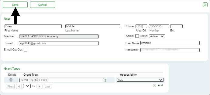 Completed MP User Profile