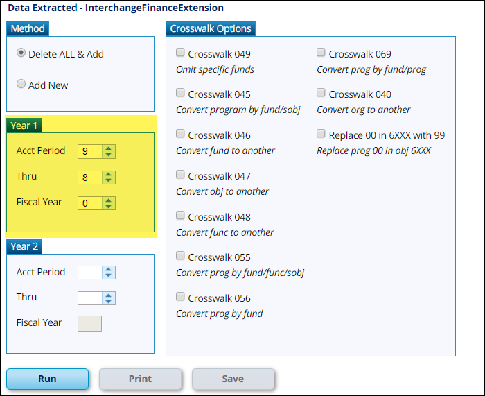 Fall Budget Extract page