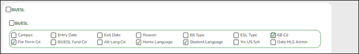Create Registration Report page with bilingual/ESL fields highlighted